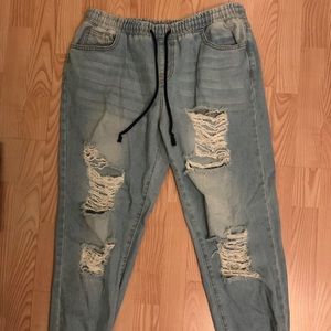 Vintage Guess jogger jeans!!  Like new!